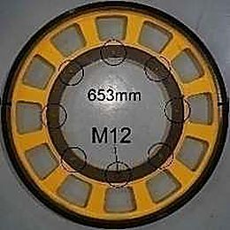 캉리 쉬브 볼트탭 8구 653X30(M12 19MM)